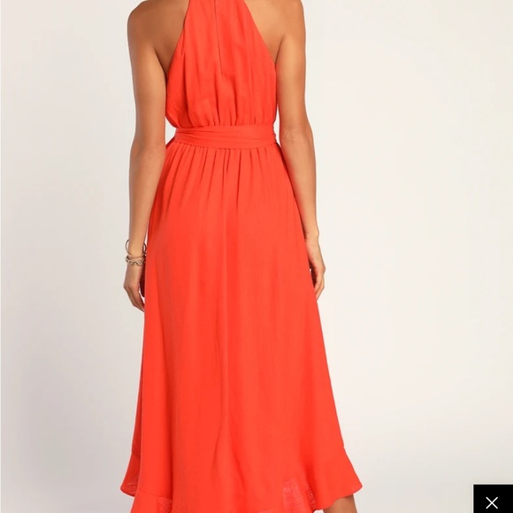 🧡 Lulus bright expression high low maxi dress - Picture 2 of 9